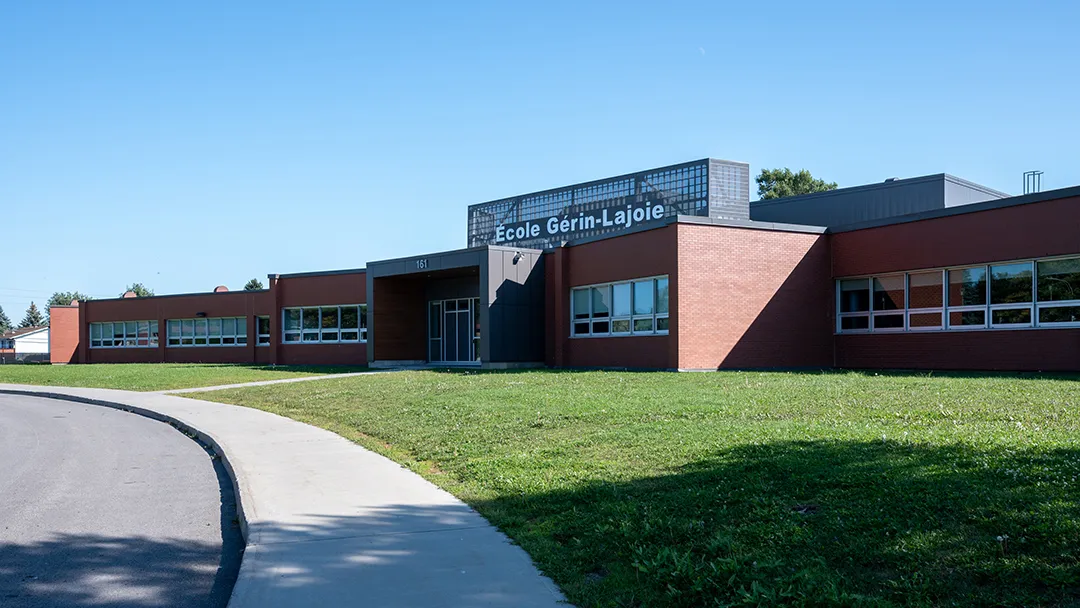Façade de l'École Gérin-Lajoie à Châteauguay